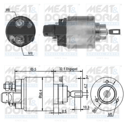 Solenoid Switch, starter